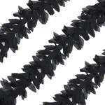 5 Yards Polyester Chiffon Leaf Lace Ribbon