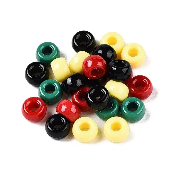 Opaque Plastic Beads