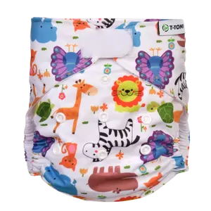 T-TOMI Plena kapsová, typ AIO - suchý zip, 3-15kg, Zoo