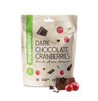 POWERLOGY Dark Chocolate Cranberries 100 g