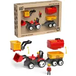 EFKO ECO MultiGO Červený traktor Zetor s radlicou, figúrka Igráček