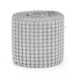 13 Rows Plastic Diamond Mesh Wrap Roll