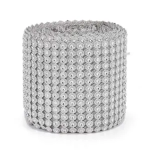 13 Rows Plastic Diamond Mesh Wrap Roll