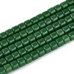 Opaque Solid Color Glass Beads Strands