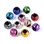 UV Plating Opaque Acrylic European Beads