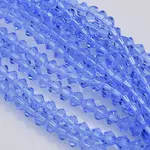Bicone Glass Beads Strands