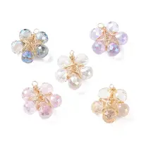 Wire Wrapped Glass Pendants