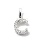 925 Sterling Silver with Cubic Zirconia Charms
