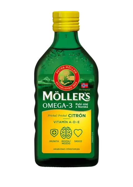 MÖLLERS Omega 3 Citrón 250 ml