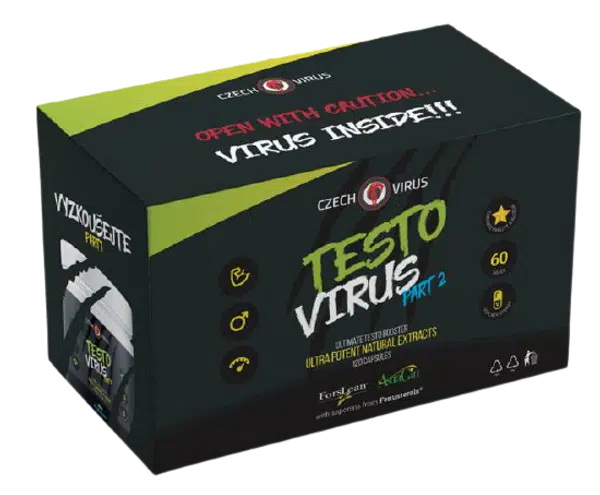 CZECH VIRUS Testo Virus Part 2, 120 kapslí