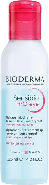 BIODERMA Sensibio H2O eye micelární odličovač očí a rtů 125 ml