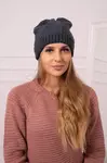 Dámska čiapka Lorena K377 grafitová