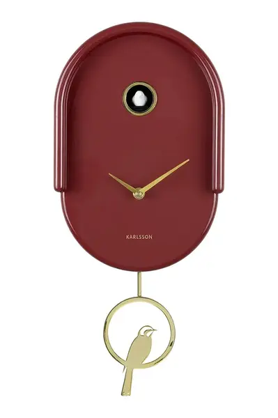 Nástenné hodiny s kukučkou Karlsson Tweet 42 cm