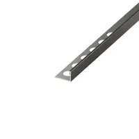 Lišta ukončovacia "L" Eviso nerez kartáčovaný, nerez dĺžka 270 cm, výška hrany 10,5 mm, FILGU0201
