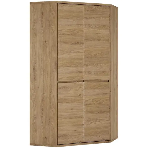 Skriňa rohová 2d Shetland Typ 21 Dub Shetland/Sivá