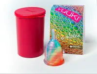 Menštruačný kalíšok Yuuki 1 Rainbow classic (YU123)