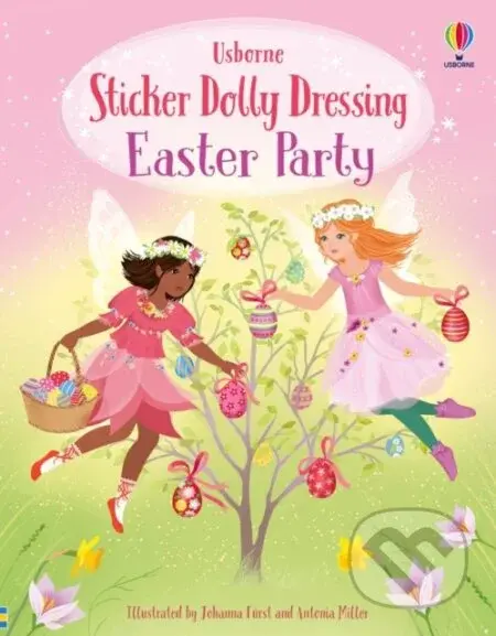 Sticker Dolly Dressing Easter Party - Antonia Miller (ilustrátor), Fiona Watt - kniha z kategorie Samolepky