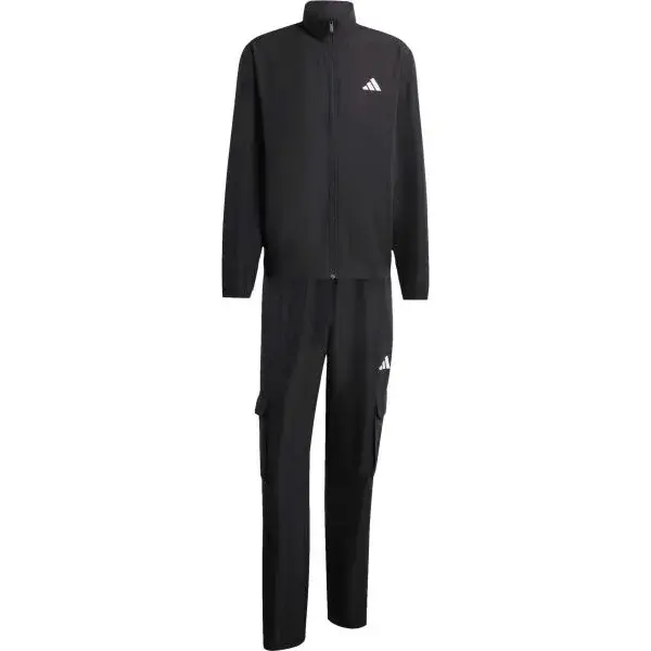 adidas M CRG TRACKSUIT Pánská tepláková souprava, černá, velikost XXL