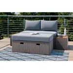 Ambia Garden TERASOVÁ SEDACÍ SOUPRAVA dřevo, kov, plast, textil