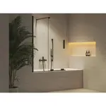 Ravak Roll vaňová zástena 150x110 cm čierna X786D0300Z1