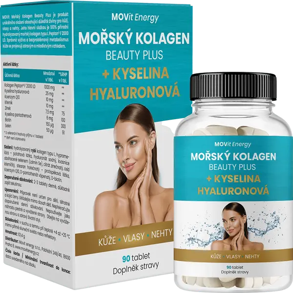 MOVIT ENERGY Mořský Kolagen Beauty Plus 90 tablet