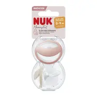 NUK Šidítko Mommy Feel 0-9m krémová 2 ks