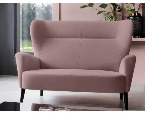 Dvojmiestna pohovka Next, staroružová látka%