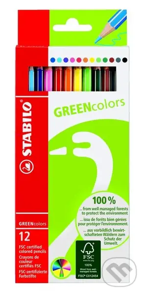 FSC certifikované STABILO GREENcolors (12 kusov / farieb v púzdre)
