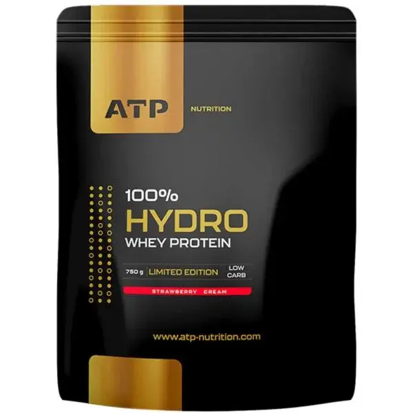 ATP NUTRITION 100% HYDRO WHEY PROTEIN 750 G STRAWBERRY CREAM Syrovátkový protein, , velikost 750 G