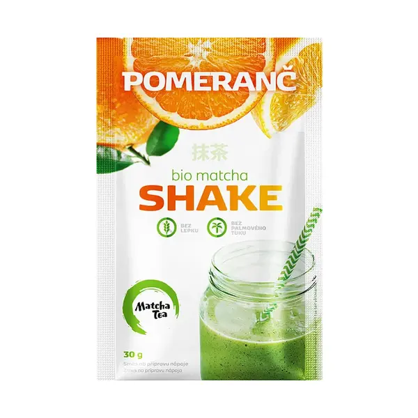 MATCHA TEA Shake pomeranč BIO 30 g
