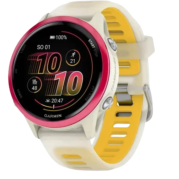 GARMIN Forerunner® 570 - 42 mm Raspberry hliníková luneta