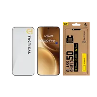 Tvrzené sklo Tactical Glass Shield 5D pro Vivo X300 Pro, černá