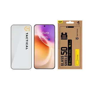 Tvrzené sklo Tactical Glass Shield 5D pro Vivo X300, černá