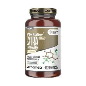 CARNOMED NAD+ RiaGev Extra Longevity 120 kapslí