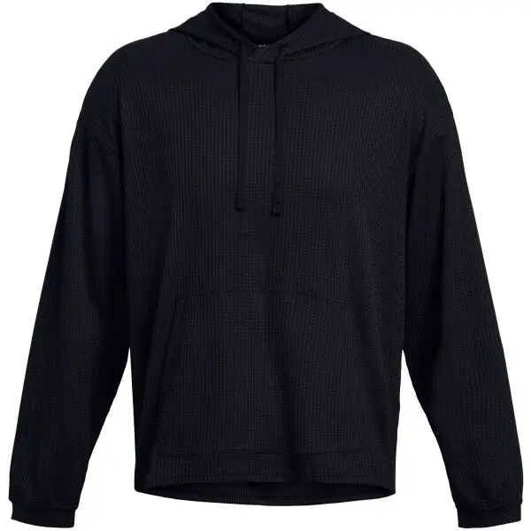 Under Armour RIVAL WAFFLE Pánska mikina, čierna, veľkosť S