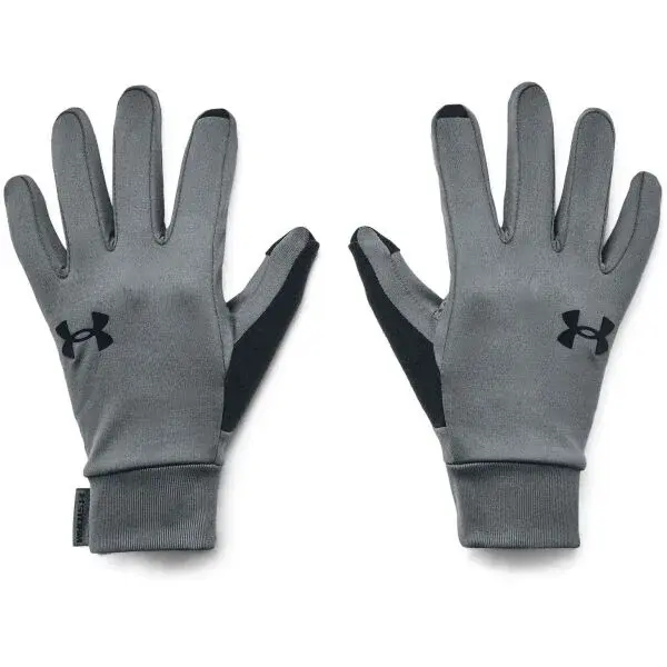 Under Armour STORM LINER Pánske rukavice, sivá, veľkosť