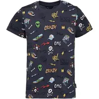 Lewro KIERNAN Chlapecké triko, tmavě šedá, velikost 140-146