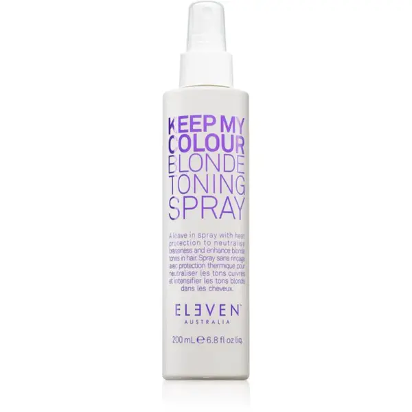 Eleven Australia Keep My Colour Blonde Toning Spray tónovací sprej pro tepelnou úpravu vlasů 200 ml