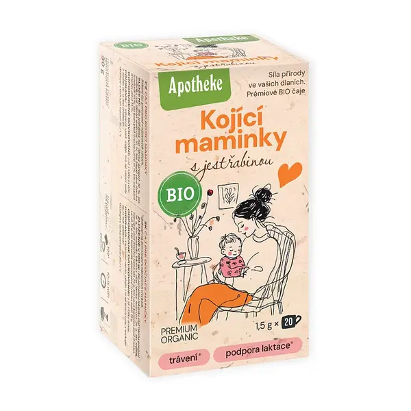 APOTHEKE Kojící maminky čaj BIO 20 sáčků