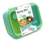 Melii Bento Box desiatový box Blue, Mint, Lime 880 ml