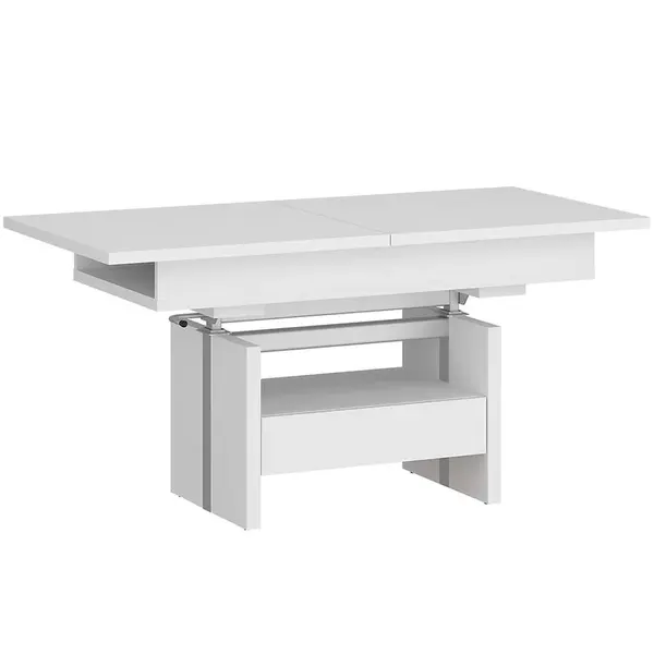 Konferenčný stolík Cortado CRTT02 1S s zdvihom biela alpská