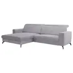 Sit & More ROHOVÁ SEDAČKA, textil, světle šedá