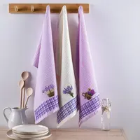 Sada vaflových utěrek LAVENDE 3 ks