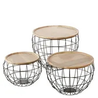 ODKLÁDACÍ STOLEK, mangové dřevo, černá