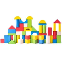 WOODY DICE 50 KS Drevená stavebnica, mix, veľkosť