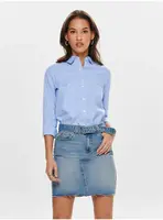 Modrá dámská pruhovaná košile JDY Mio - Dámské