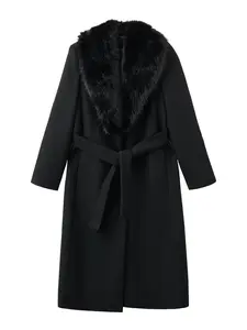 MANGO Prechodný kabát 'DOLCE'  čierna