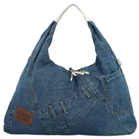 Dámska kabelka cez rameno tmavá/krémová - MaxFly Sabine