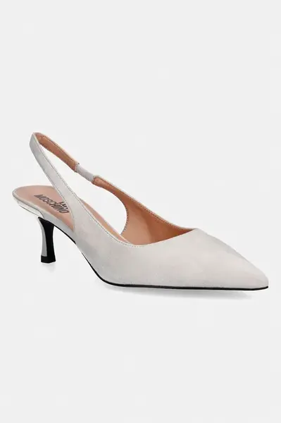 Semišové lodičky Love Moschino