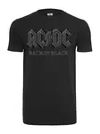 Mister Tee Tričko 'ACDC Back In Black'  striebornosivá / čierna / biela